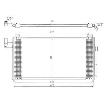 Condenseur, climatisation NRF
