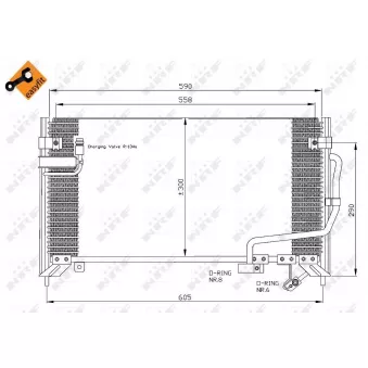 Condenseur, climatisation NRF