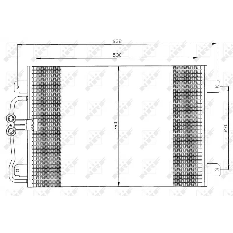 Condenseur, climatisation NRF 35832