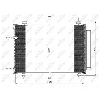 Condenseur, climatisation NRF