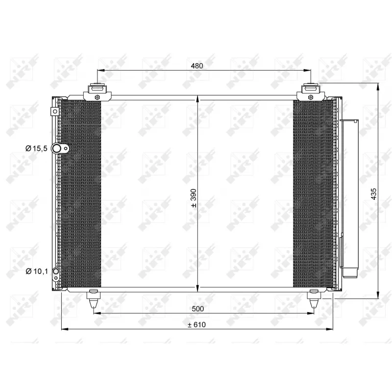 Condenseur, climatisation NRF 35860