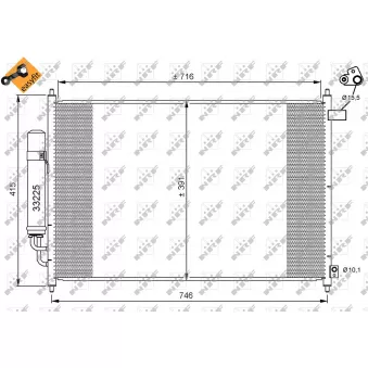 Condenseur, climatisation NRF