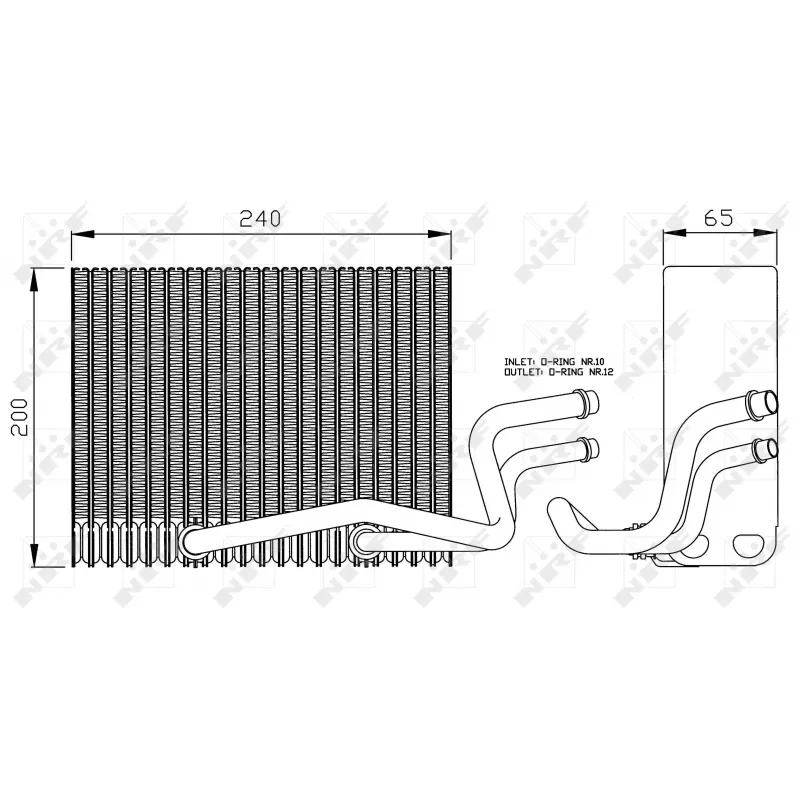 Evaporateur climatisation NRF 36098