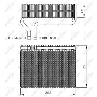 Evaporateur climatisation NRF 36099