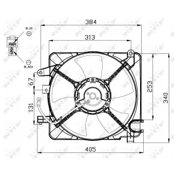 Ventilateur, refroidissement du moteur NRF