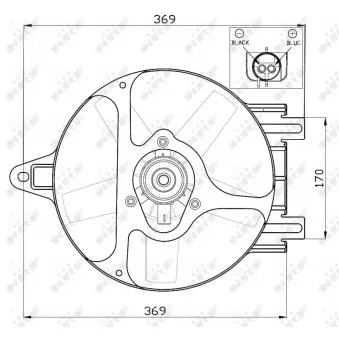 Ventilateur, refroidissement du moteur NRF