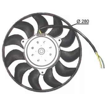 Ventilateur, refroidissement du moteur NRF