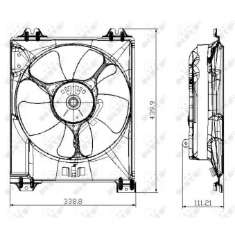 Ventilateur, refroidissement du moteur NRF