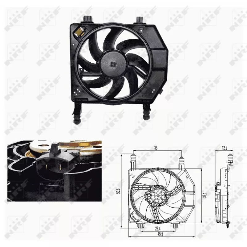 Ventilateur, refroidissement du moteur NRF 47681