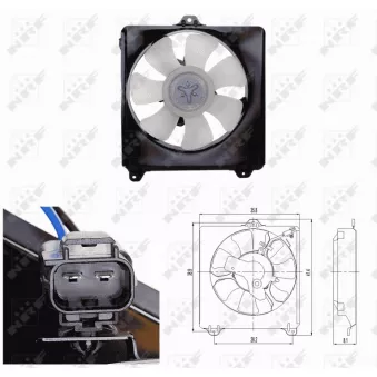 Ventilateur, refroidissement du moteur NRF 47694