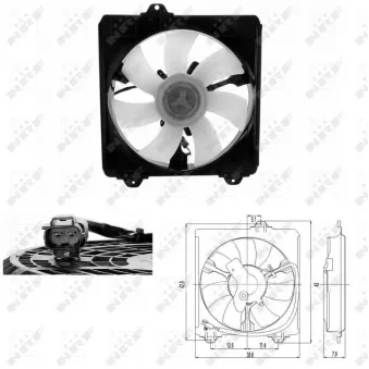 Ventilateur, refroidissement du moteur NRF