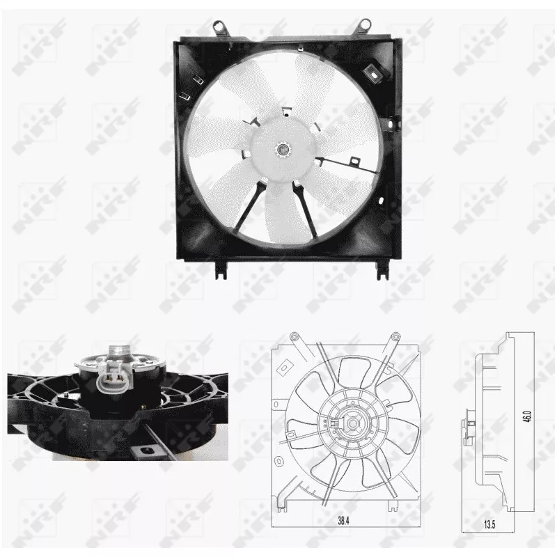 Ventilateur, refroidissement du moteur NRF 47696