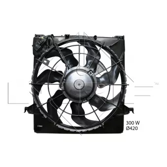 Ventilateur, refroidissement du moteur NRF