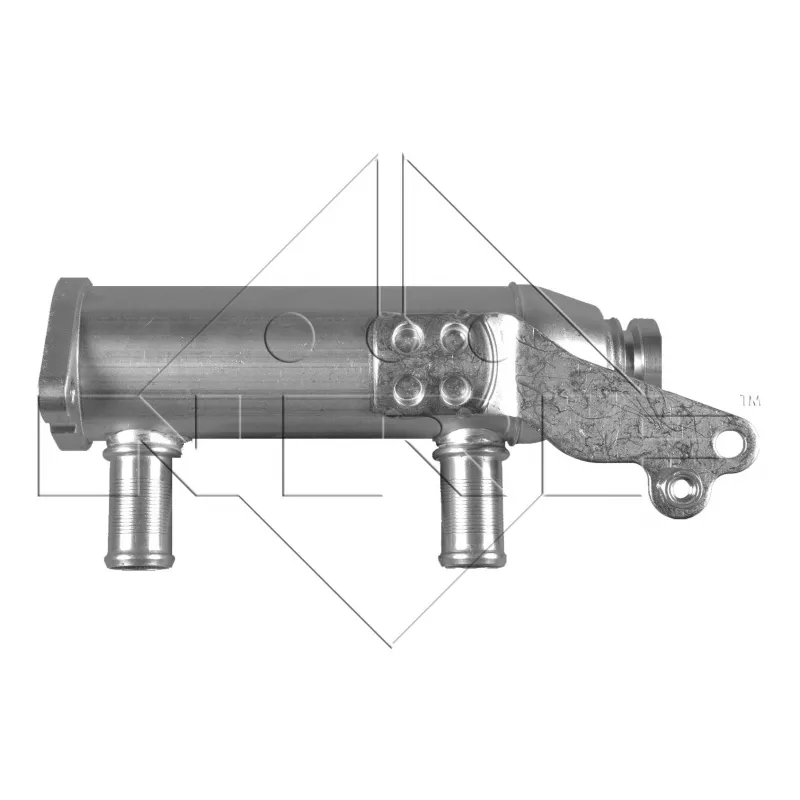 Radiateur, réaspiration des gaz d'échappement NRF 48020