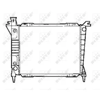 Radiateur, refroidissement du moteur NRF