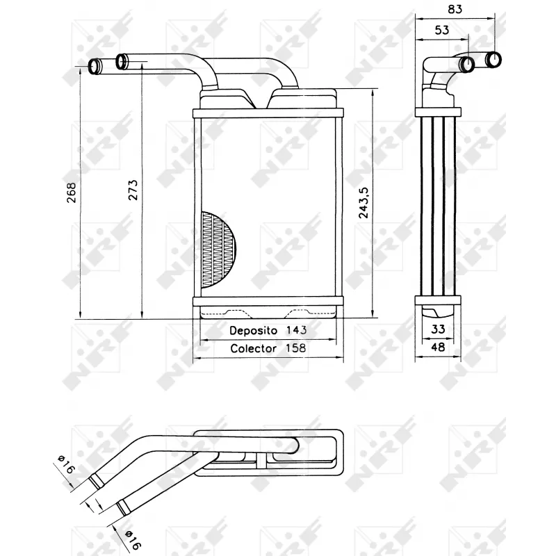 Système de chauffage NRF 52214