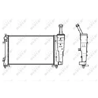 Radiateur, refroidissement du moteur NRF