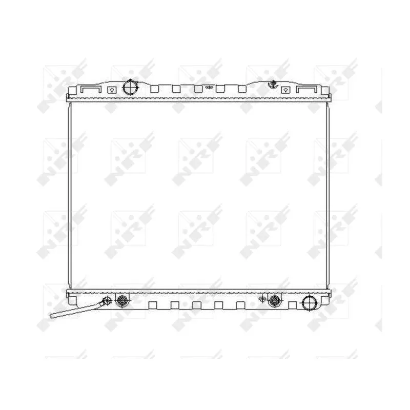 Radiateur, refroidissement du moteur NRF 53366