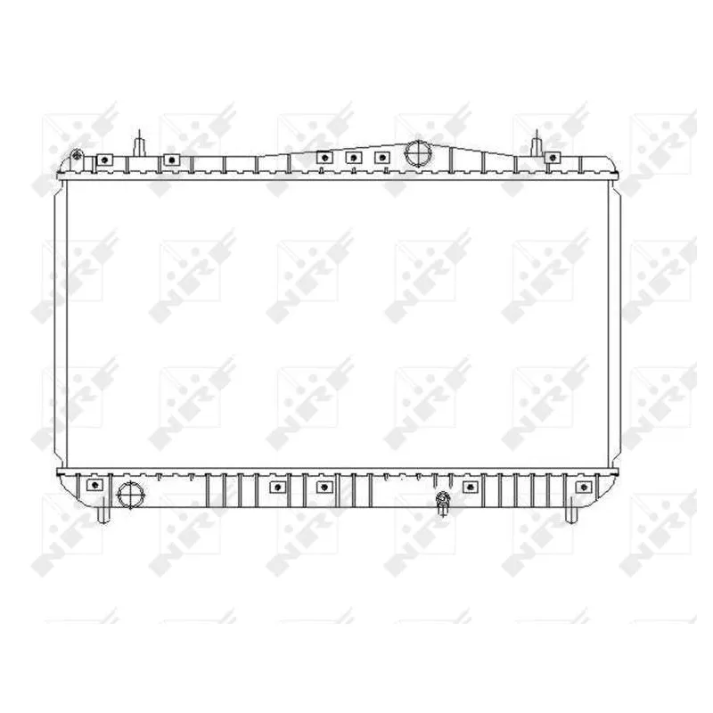 Radiateur, refroidissement du moteur NRF 53384