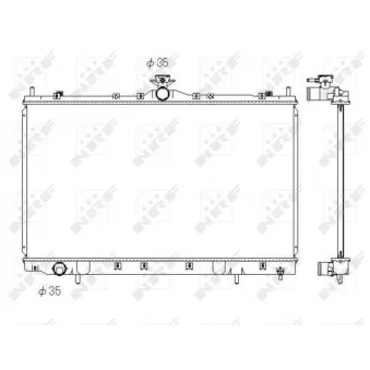 Radiateur, refroidissement du moteur NRF