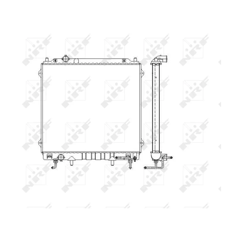 Radiateur, refroidissement du moteur NRF 53479