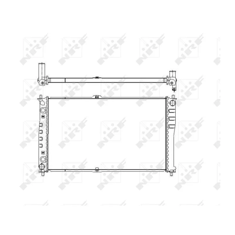 Radiateur, refroidissement du moteur NRF 53484
