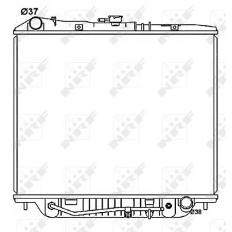 Radiateur, refroidissement du moteur NRF