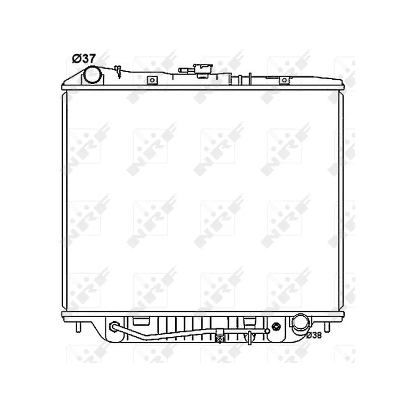 Radiateur, refroidissement du moteur NRF 53516