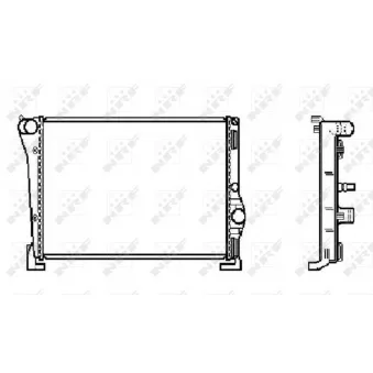 Radiateur, refroidissement du moteur NRF