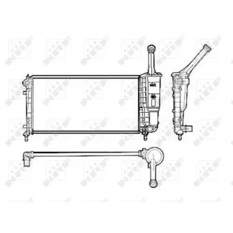 Radiateur, refroidissement du moteur NRF