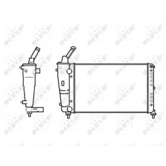 Radiateur, refroidissement du moteur NRF