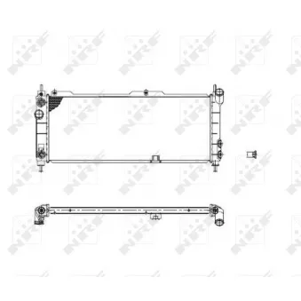 Radiateur, refroidissement du moteur NRF