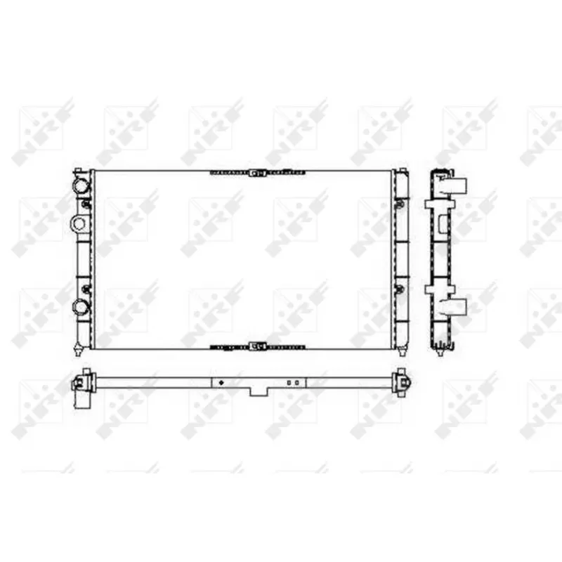 Radiateur, refroidissement du moteur NRF 53632