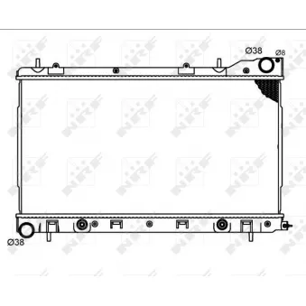 Radiateur, refroidissement du moteur NRF