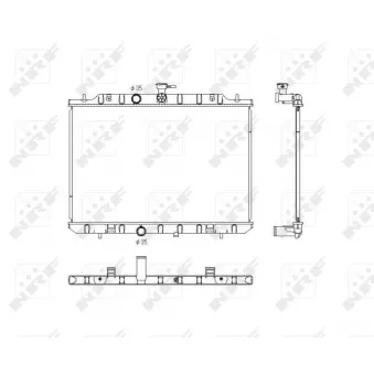 Radiateur, refroidissement du moteur NRF