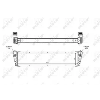 Radiateur, refroidissement du moteur NRF