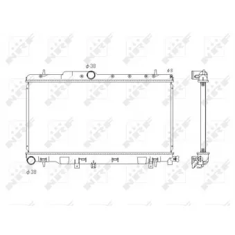 Radiateur, refroidissement du moteur NRF