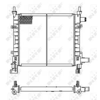 Radiateur, refroidissement du moteur NRF