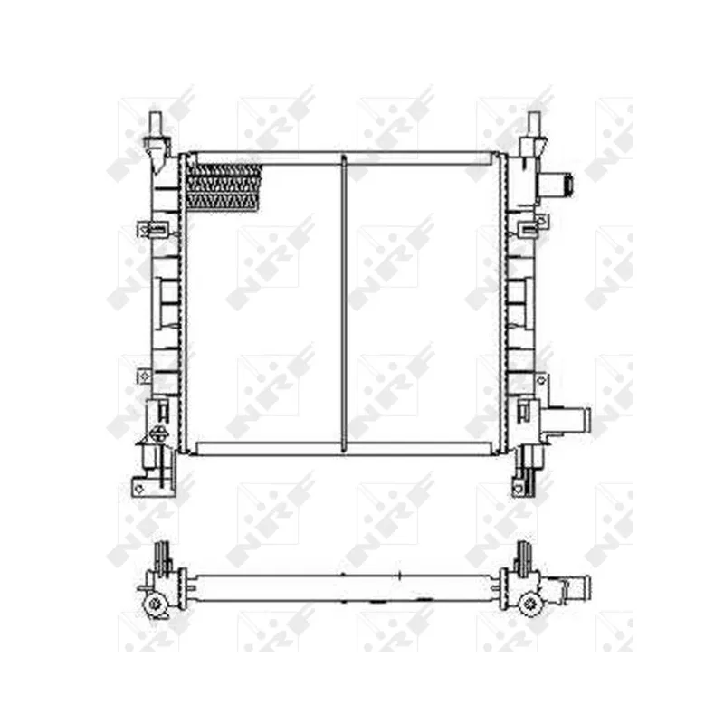 Radiateur, refroidissement du moteur NRF 54671