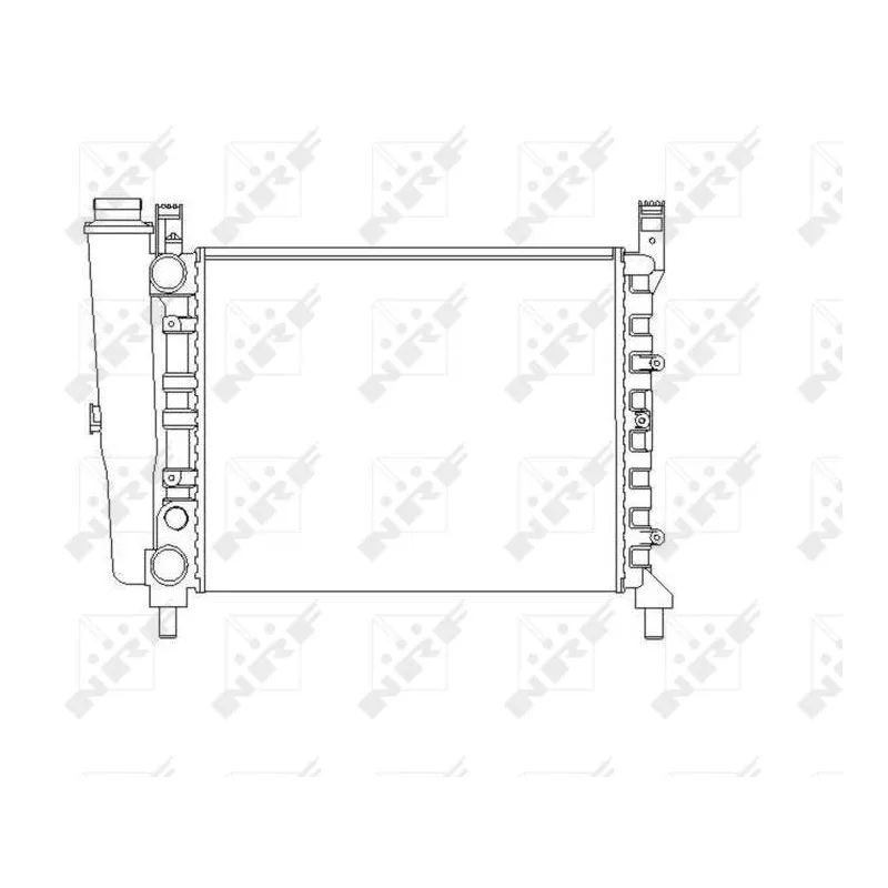 Radiateur, refroidissement du moteur NRF 54680