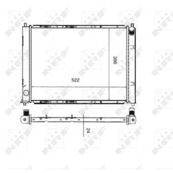 Radiateur, refroidissement du moteur NRF