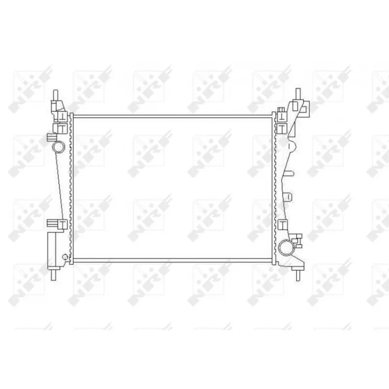 Radiateur, refroidissement du moteur NRF 55340