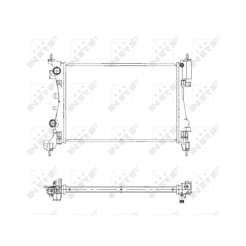 Radiateur, refroidissement du moteur NRF 55341