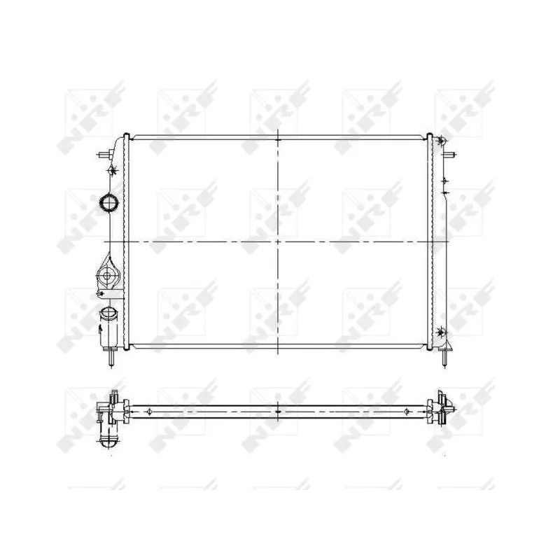 Radiateur, refroidissement du moteur NRF 58175