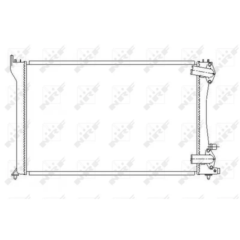 Radiateur, refroidissement du moteur NRF 58251