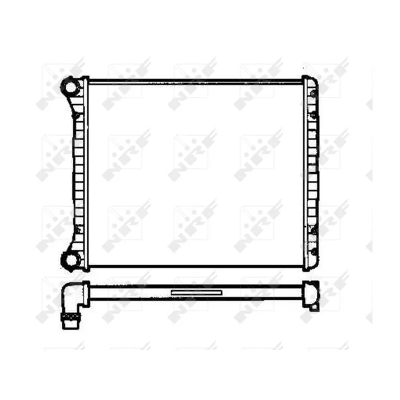 Radiateur, refroidissement du moteur NRF 58258