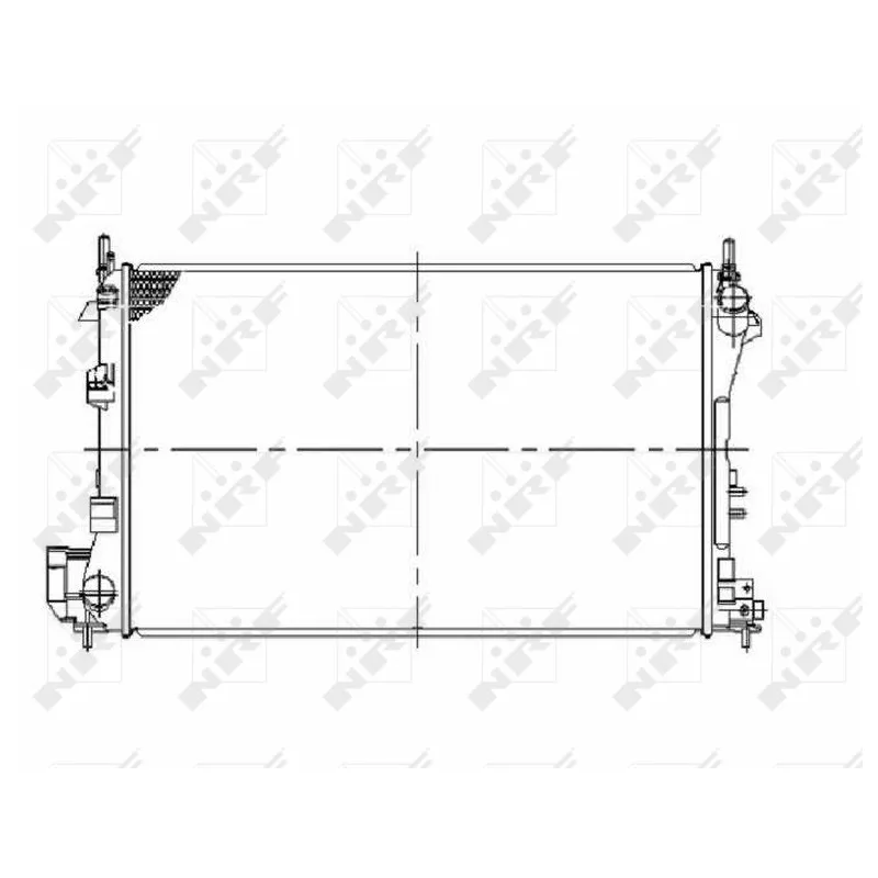 Radiateur, refroidissement du moteur NRF 58293