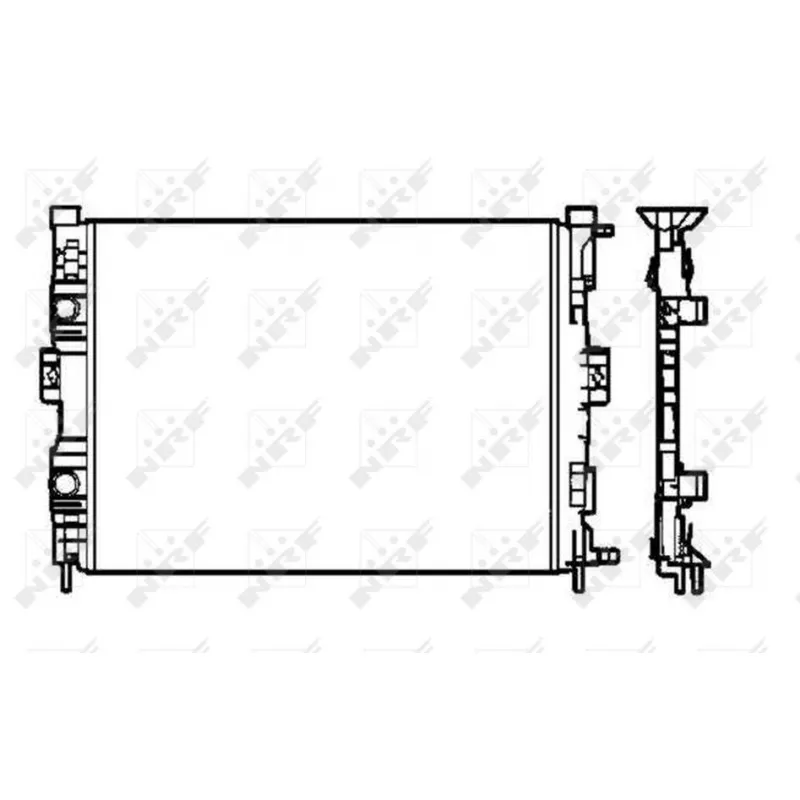 Radiateur, refroidissement du moteur NRF 58328