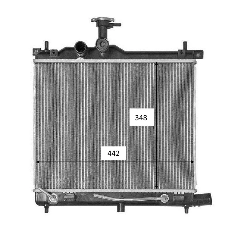 Radiateur, refroidissement du moteur NRF 58460
