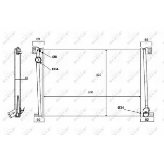 Radiateur, refroidissement du moteur NRF